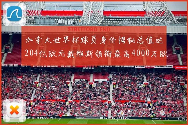 加拿大世界杯球员身价揭秘总值达204亿欧元戴维斯领衔最高4000万欧